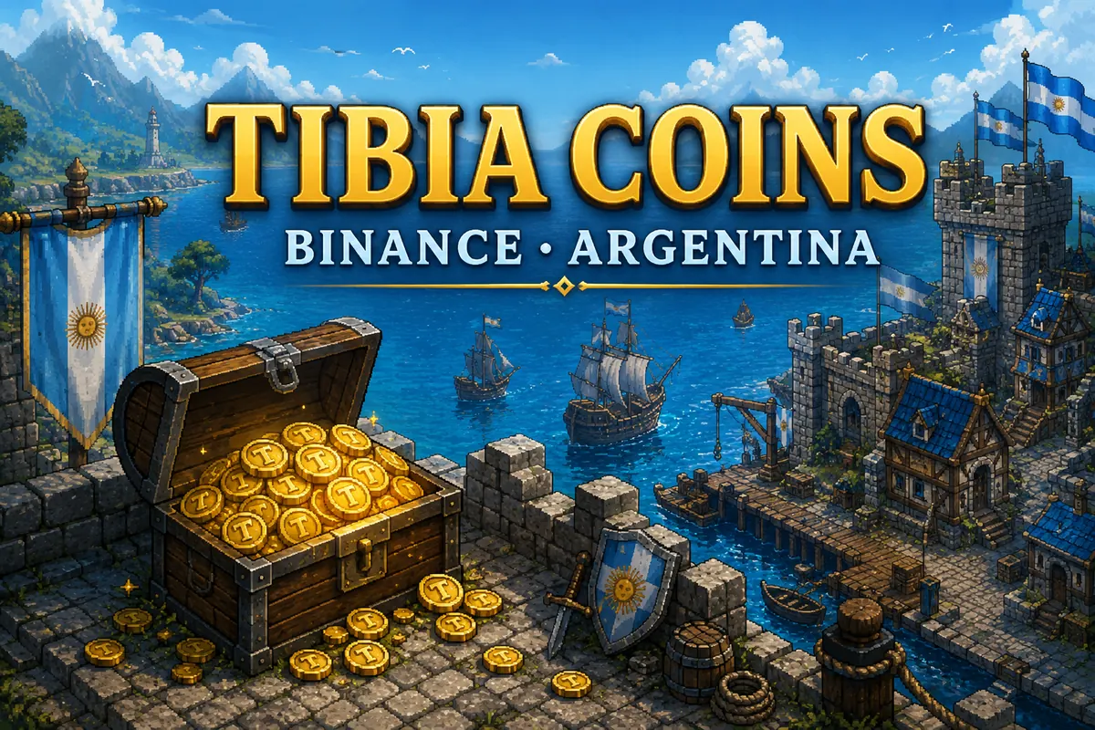 Cómo comprar Tibia Coins con Binance en Argentina